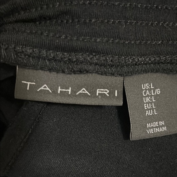 Tahari Black Sheath Maxi Dress for Cocktail - Picture 7 of 8